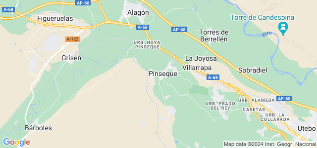 Mapa de Pinseque