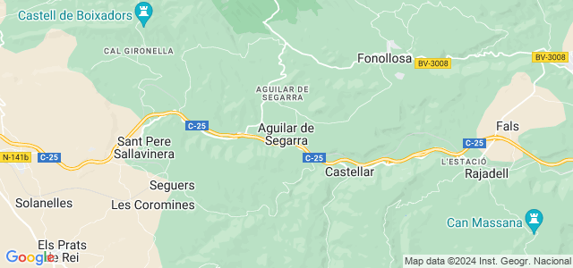 Mapa de Aguilar de Segarra