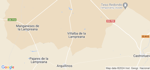 Mapa de Villalba de la Lampreana