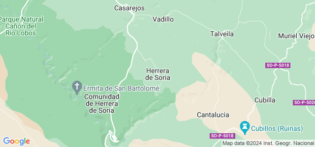 Mapa de Herrera de Soria