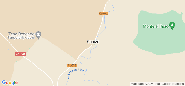 Mapa de Cañizo