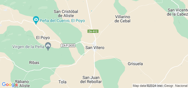 Mapa de San Vitero