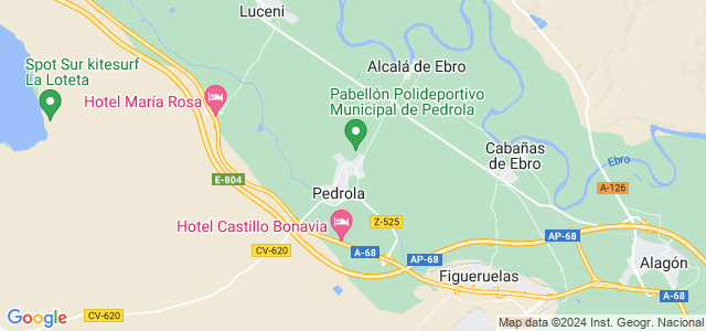 Mapa de Pedrola