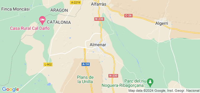 Mapa de Almenar