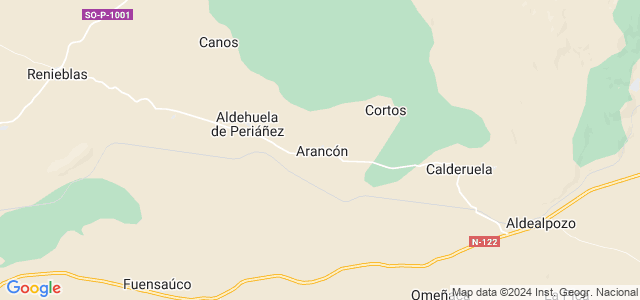 Mapa de Arancón