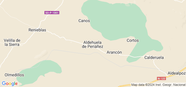 Mapa de Aldehuela de Periáñez