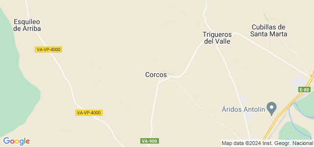 Mapa de Corcos