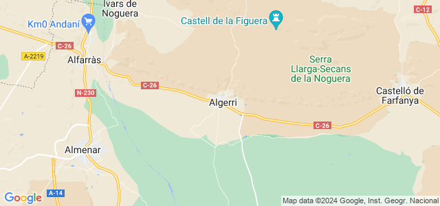 Mapa de Algerri