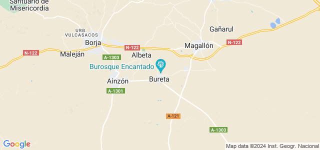 Mapa de Bureta