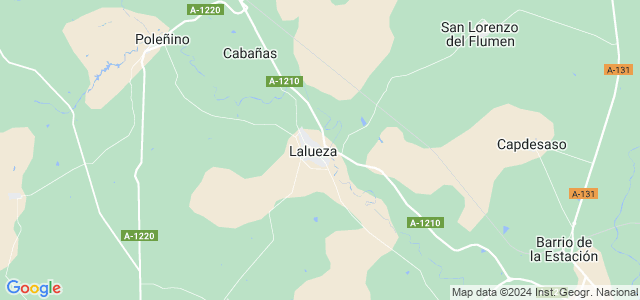 Mapa de Lalueza