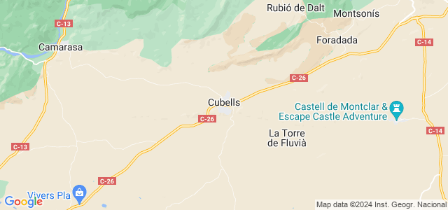 Mapa de Cubells