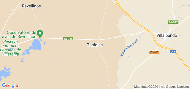 Mapa de Tapioles