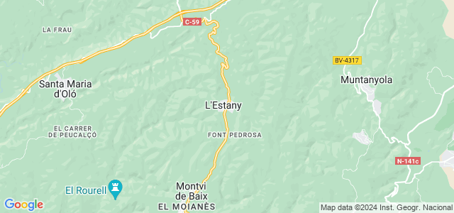 Mapa de Estany