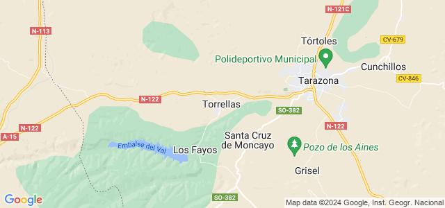 Mapa de Torrellas