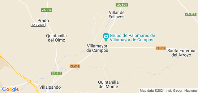 Mapa de Villamayor de Campos