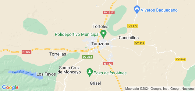Mapa de Tarazona