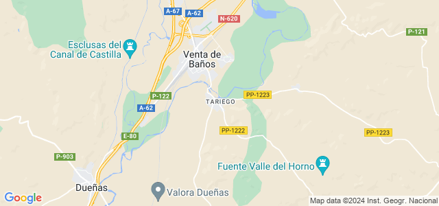 Mapa de Tariego de Cerrato