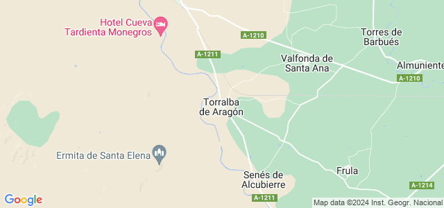 Mapa de Torralba de Aragón
