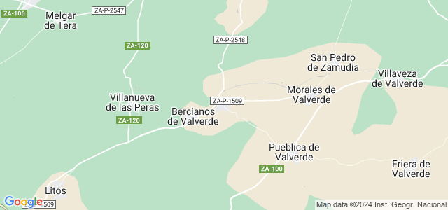 Mapa de Santa María de Valverde