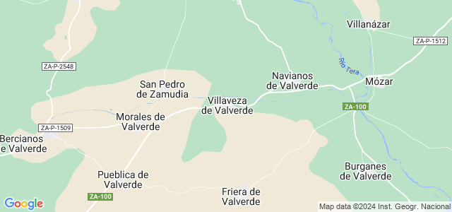 Mapa de Villaveza de Valverde