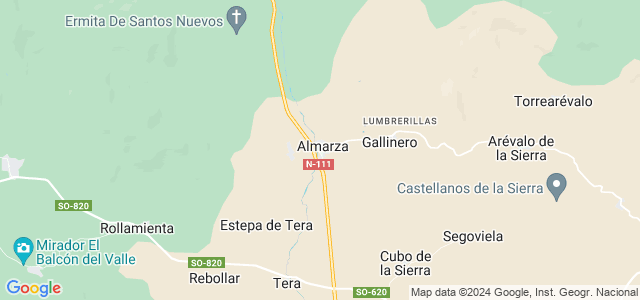 Mapa de Almarza