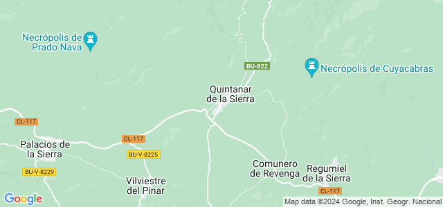 Mapa de Quintanar de la Sierra