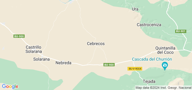 Mapa de Cebrecos
