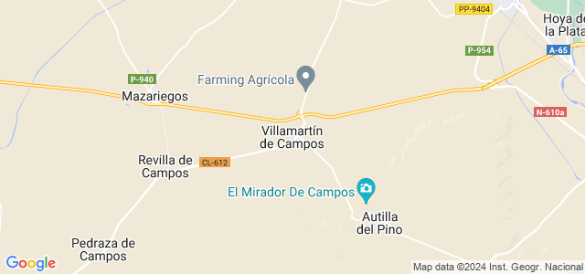Mapa de Villamartín de Campos