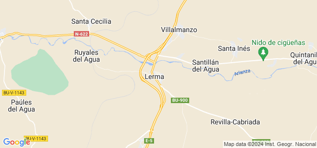 Mapa de Lerma