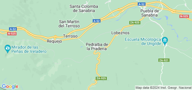 Mapa de Pedralba de la Pradería