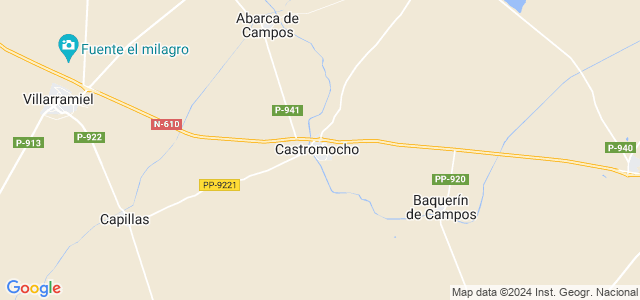 Mapa de Castromocho