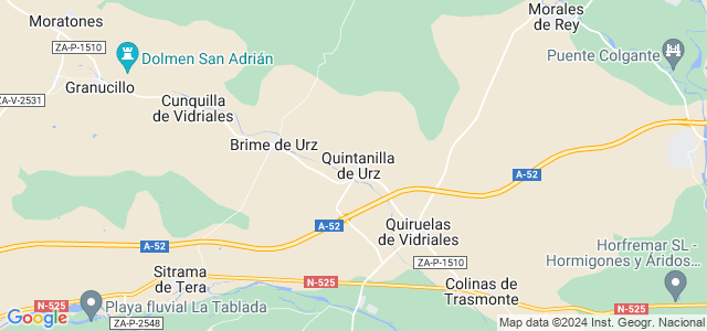 Mapa de Quintanilla de Urz