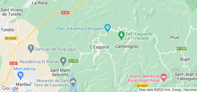 Mapa de Santa Maria de Corcó