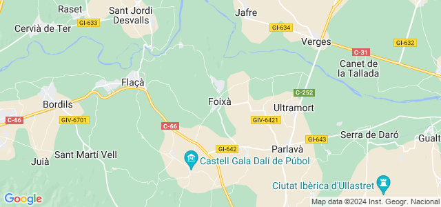 Mapa de Foixà