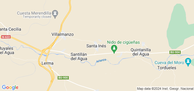 Mapa de Santa Inés