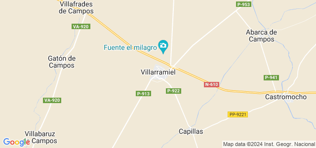 Mapa de Villarramiel