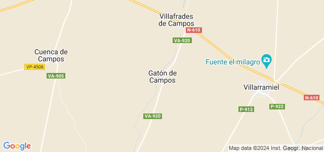 Mapa de Gatón de Campos