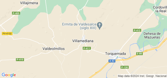 Mapa de Villamediana