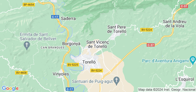 Mapa de Sant Vicenç de Torelló