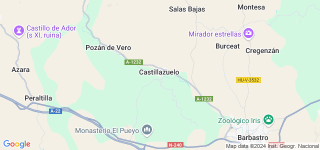 Mapa de Castillazuelo