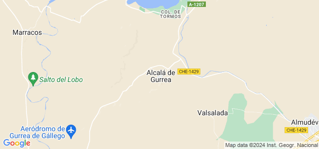 Mapa de Alcalá de Gurrea