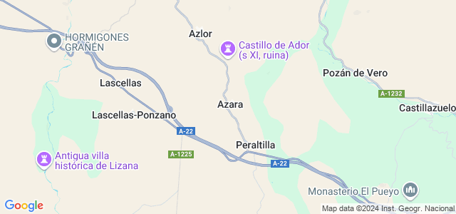 Mapa de Azara