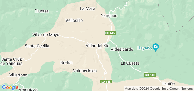 Mapa de Villar del Río