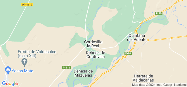 Mapa de Cordovilla la Real