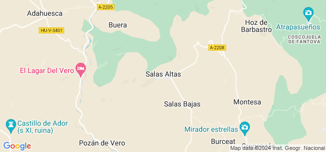 Mapa de Salas Altas