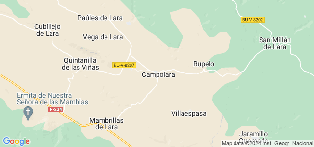 Mapa de Campolara