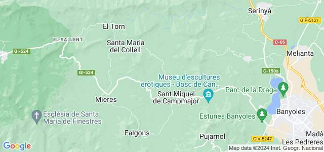 Mapa de Sant Miquel de Campmajor