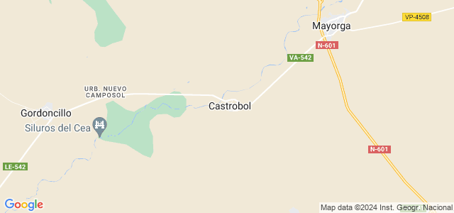 Mapa de Castrobol