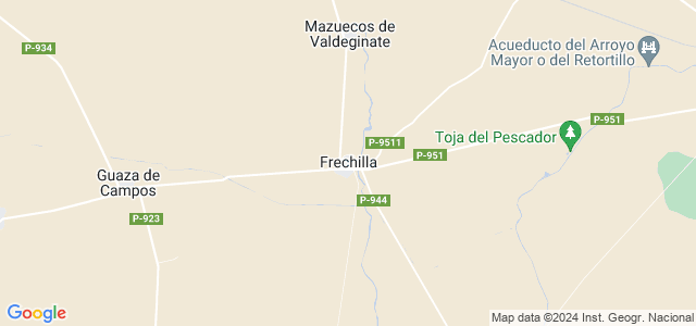 Mapa de Frechilla