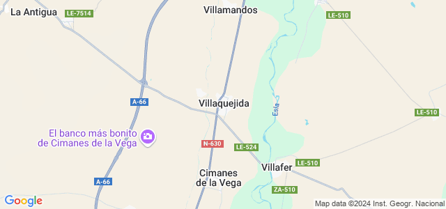 Mapa de Villaquejida